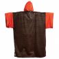 Preview: SNIPER Change Robe Poncho Unisize zwart Arme rood