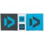 Mobile Preview: Duotone Logo Sticker quadratisch