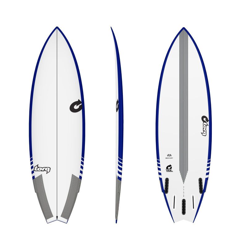 Surfboard TORQ Epoxy TEC Go-Kart 6.6 Rail blauww