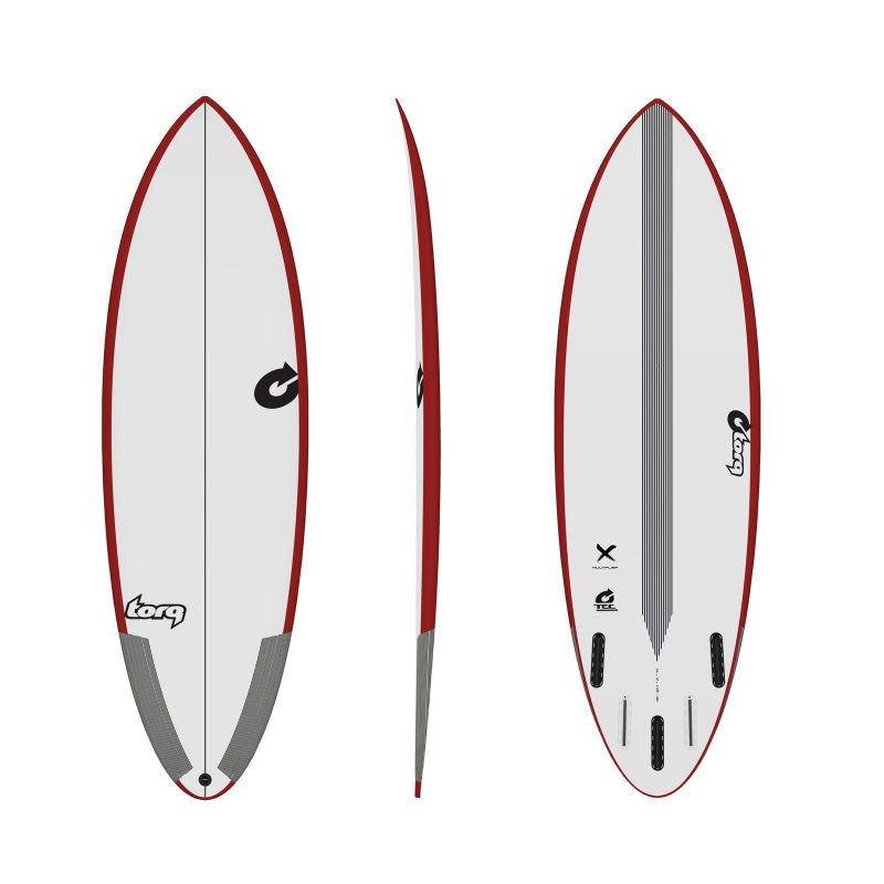 Surfboard TORQ Epoxy TEC Multiplier 6.0 Rail rood