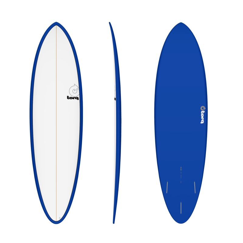 Surfboard TORQ Epoxy TET 6.8 Funboard Navy Pinline