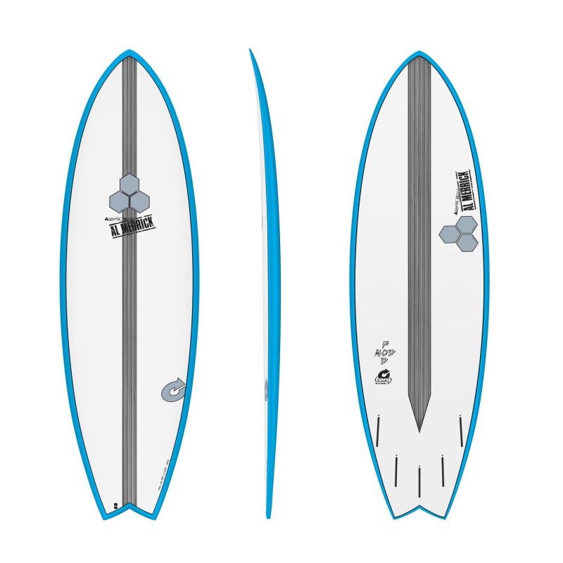 Surfboard CHANNEL ISLANDS X-lite Pod Mod 6.6 blauww