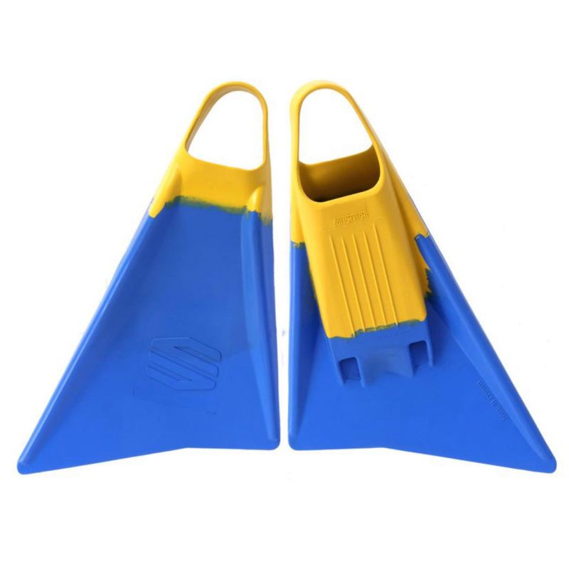 SNIPER Bodyboard Flossen Menace M 40-42 blauww geel