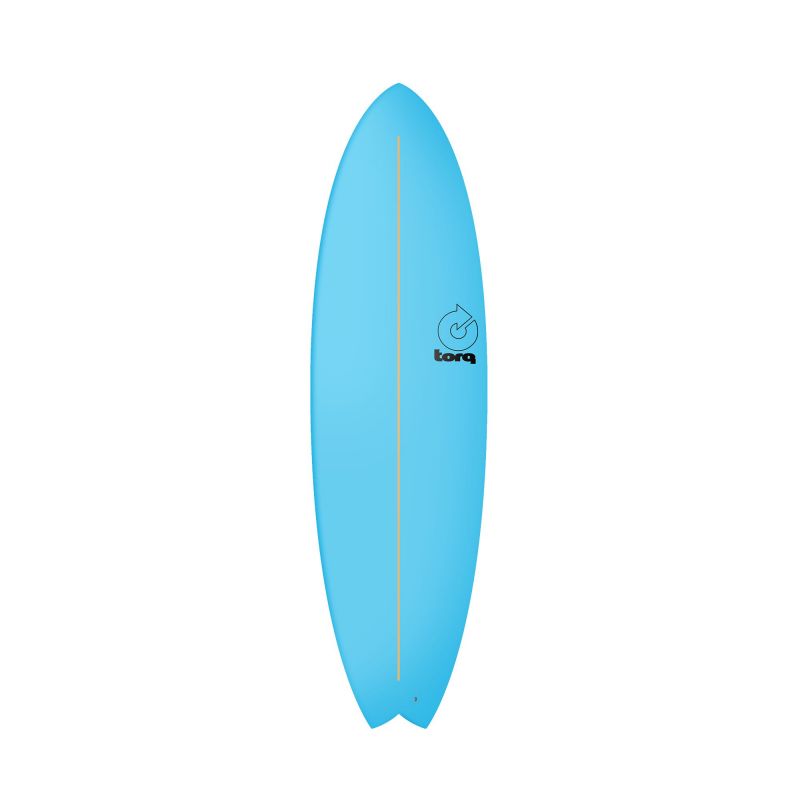 Surfboard TORQ Softboard 6.6 Mod Fish blauww