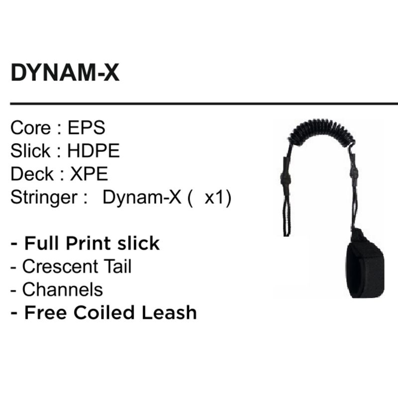 FLOOD Bodyboard Dynamx Stringer 37 geel Palm II