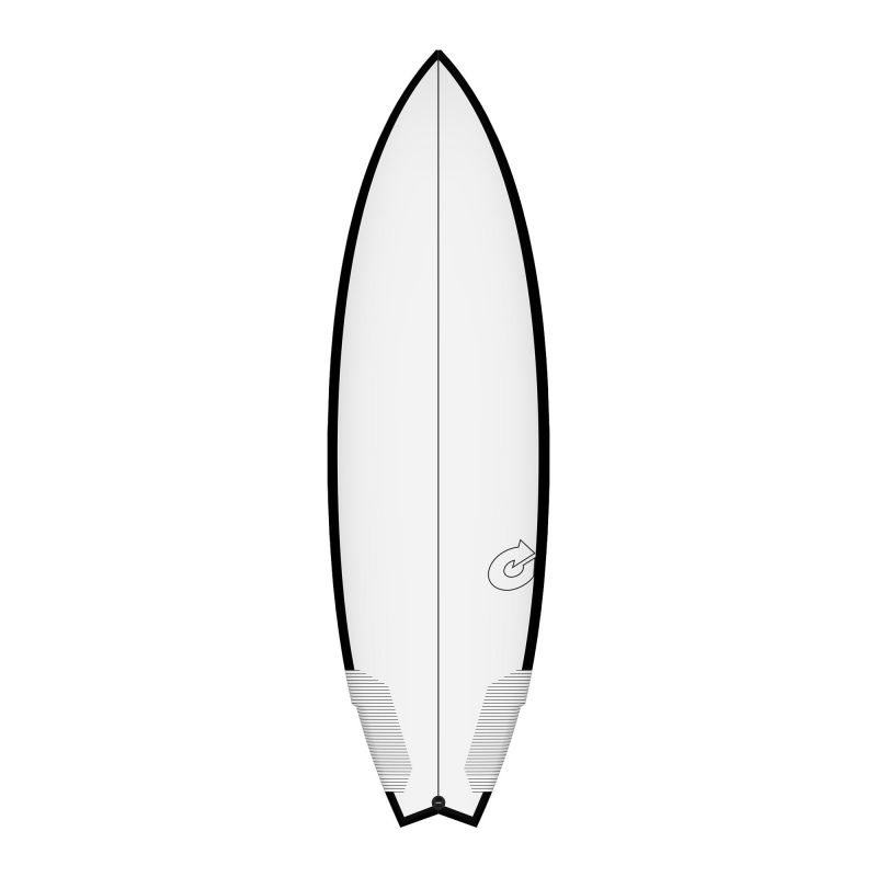 Surfboard TORQ TEC Go-Kart 5.10 Rail zwart