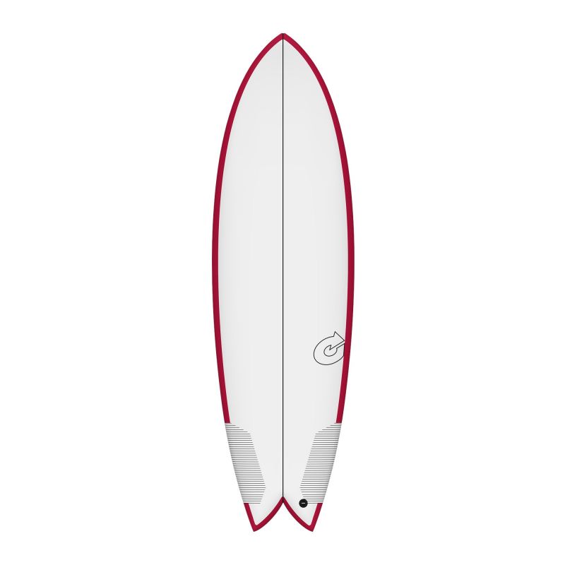 Surfboard TORQ TEC BigBoy Fish 7.6 Rail rood