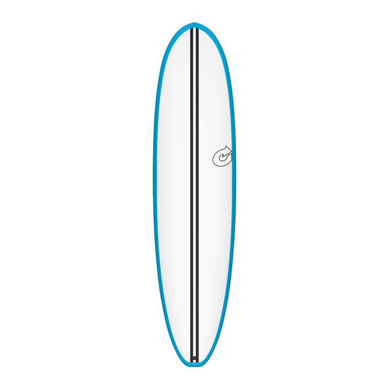 Surfboard TORQ TEC V+ 7.4 Rail blauww