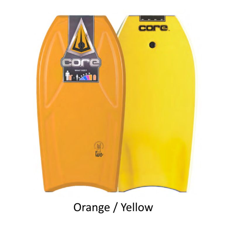 Core Bodyboard orange-gelb