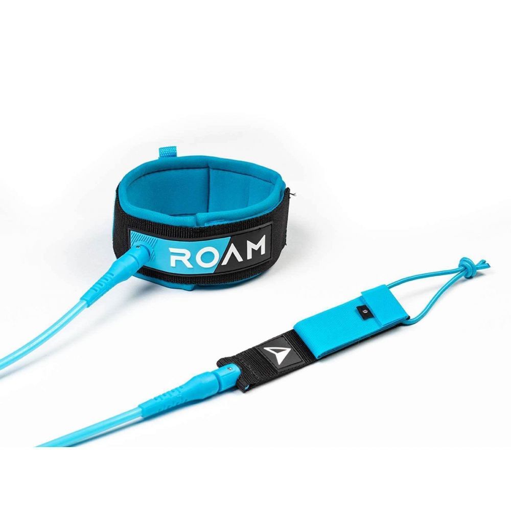 ROAM Surfboard Leash Premium 9.0 Knie 7mm blauww