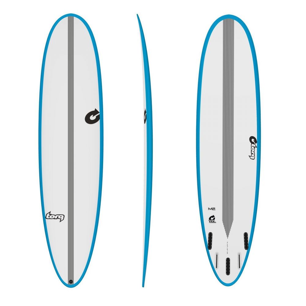 Surfboard TORQ Epoxy TEC M2  6.6 Rail blauww