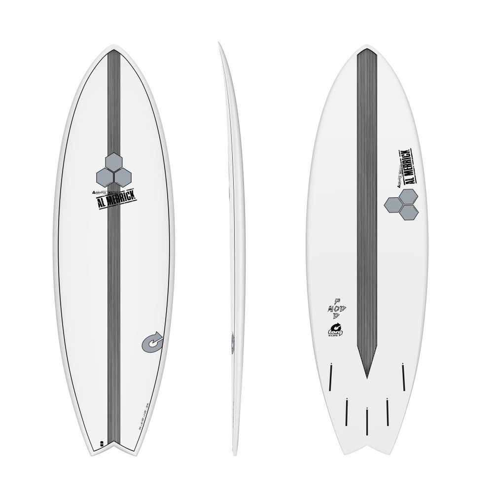Surfboard CHANNEL ISLANDS X-lite Pod Mod 6.2 wit