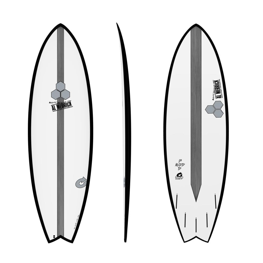 Surfboard CHANNEL ISLANDS X-lite Pod Mod 6.2 black