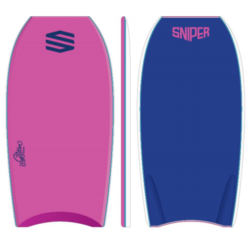 SNIPER Bodyboard Girls Pop Glitter PE 36 Pink blauww