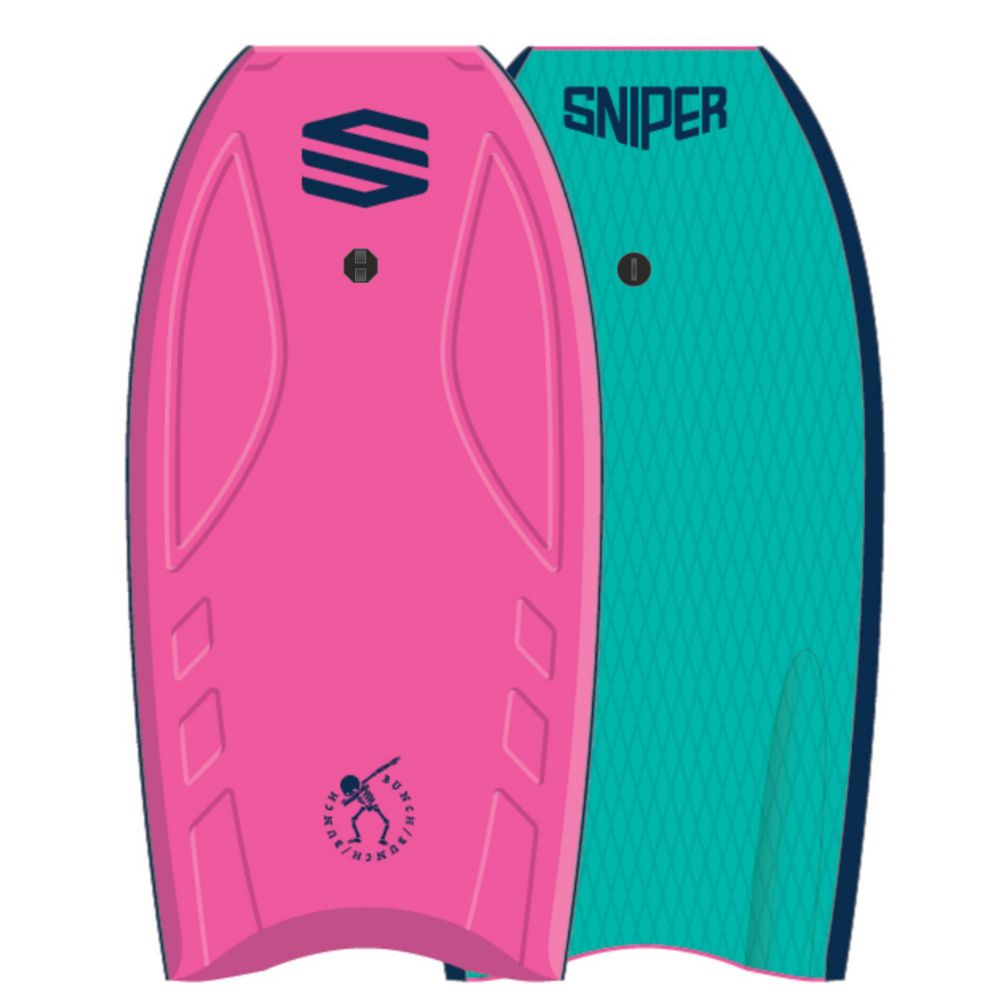 SNIPER Bodyboard Bunch II EPS Stringer 39 Pink