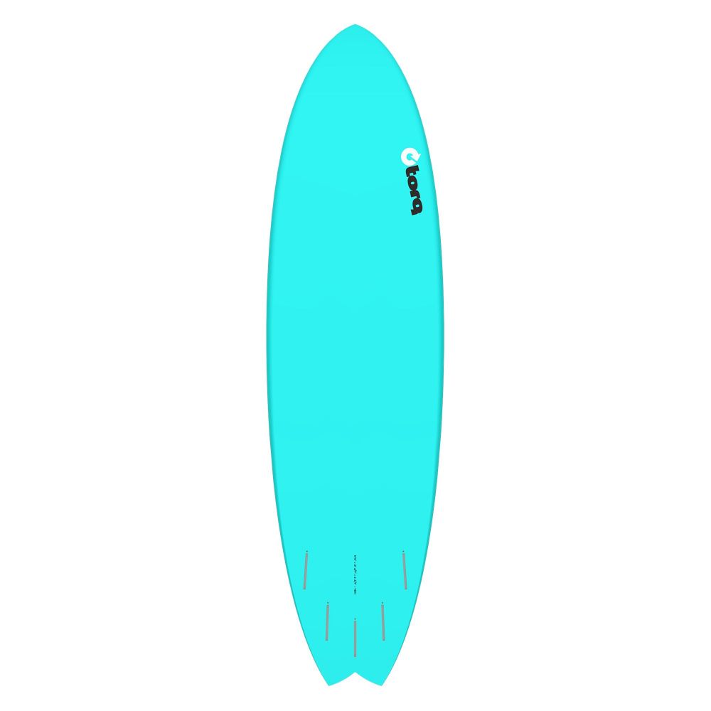 Surfboard TORQ Epoxy TET 6.10 MOD Fish blauww Pinlin