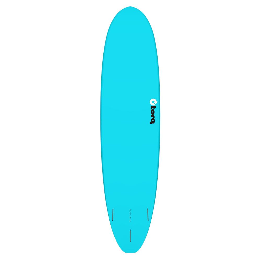 Surfboard TORQ Epoxy TET 7.8 V+ Funboard blauww Pinl