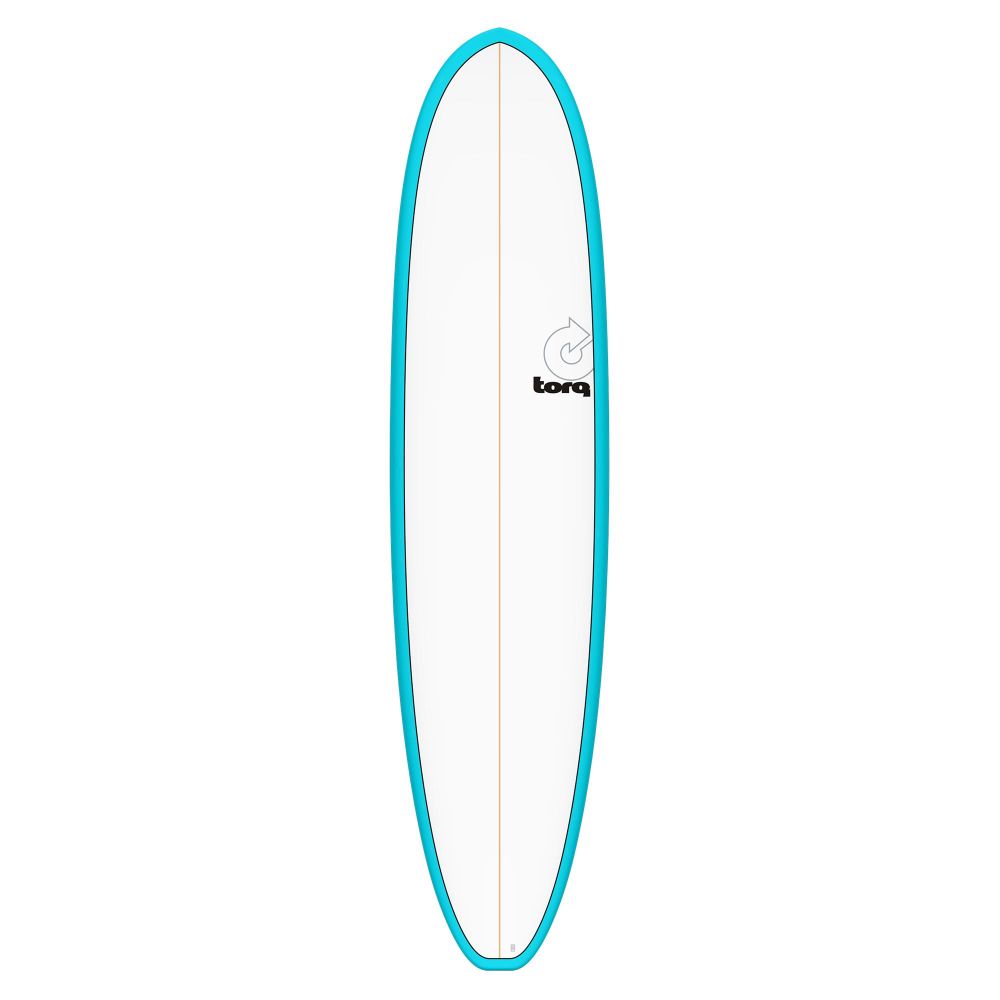 Surfboard TORQ Epoxy TET 8.2 V+ Funboard blauww Pinl