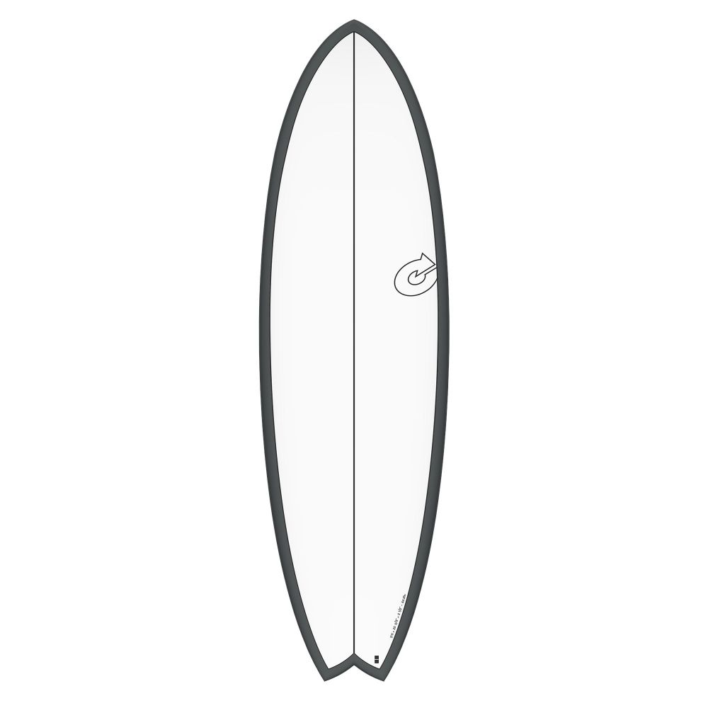 Surfboard TORQ Epoxy TET CS 5.11 Fish Carbon grijs