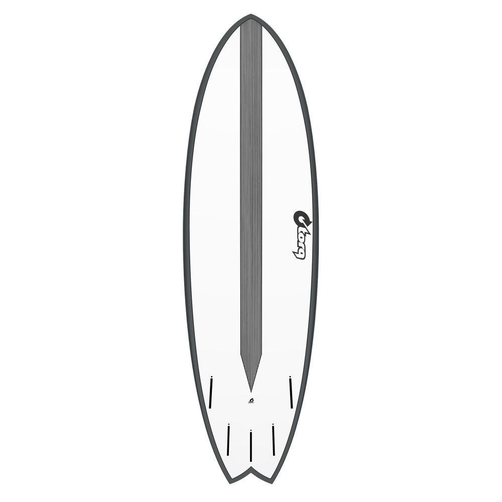 Surfboard TORQ Epoxy TET CS 5.11 Fish Carbon grijs