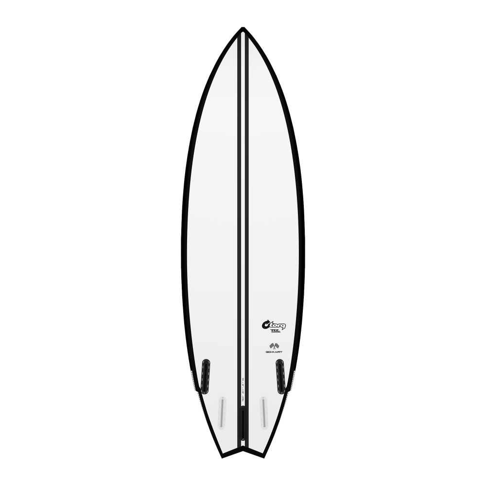 Surfboard TORQ TEC Go-Kart 6.8 Rail zwart
