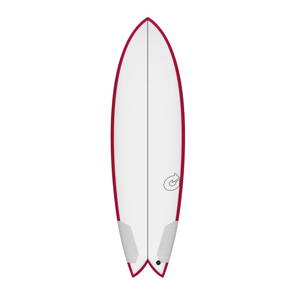 Surfboard TORQ TEC BigBoy Fish 6.10 Rail rood