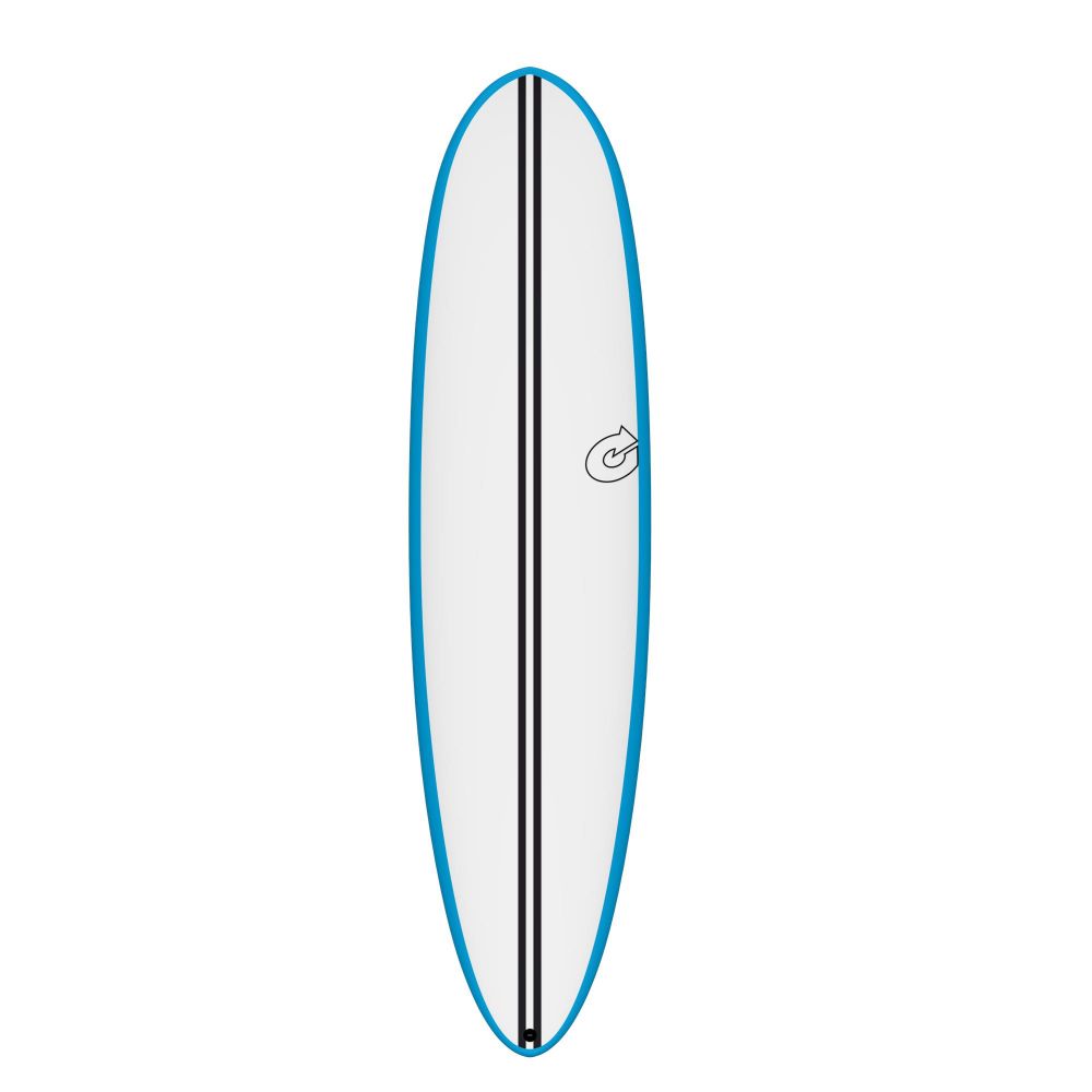 Surfboard TORQ TEC M2.0 7.10 blauwwe Rail