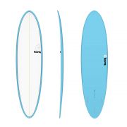 Surfboard TORQ Epoxy TET 7.2 Funboard Blue Pinline
