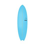 Surfboard TORQ Softboard 6.3 Mod Fish blauww