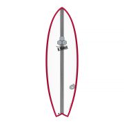 Surfboard CHANNEL ISLANDS X-lite2 PodMod 6.6 rood