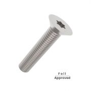 Stainless steel countersunk bolt for foils